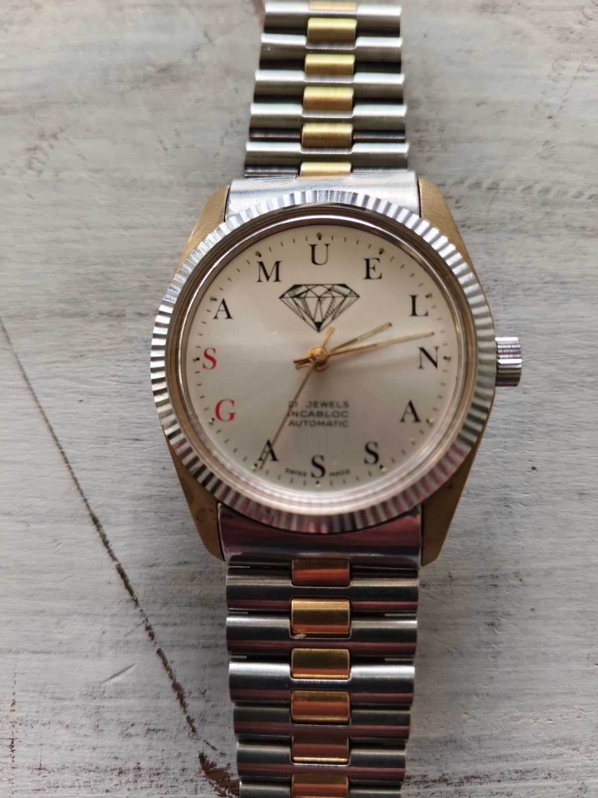 Gassan Diamond Horloge - Uniek en Stijlvol, Ophalen of Verzenden