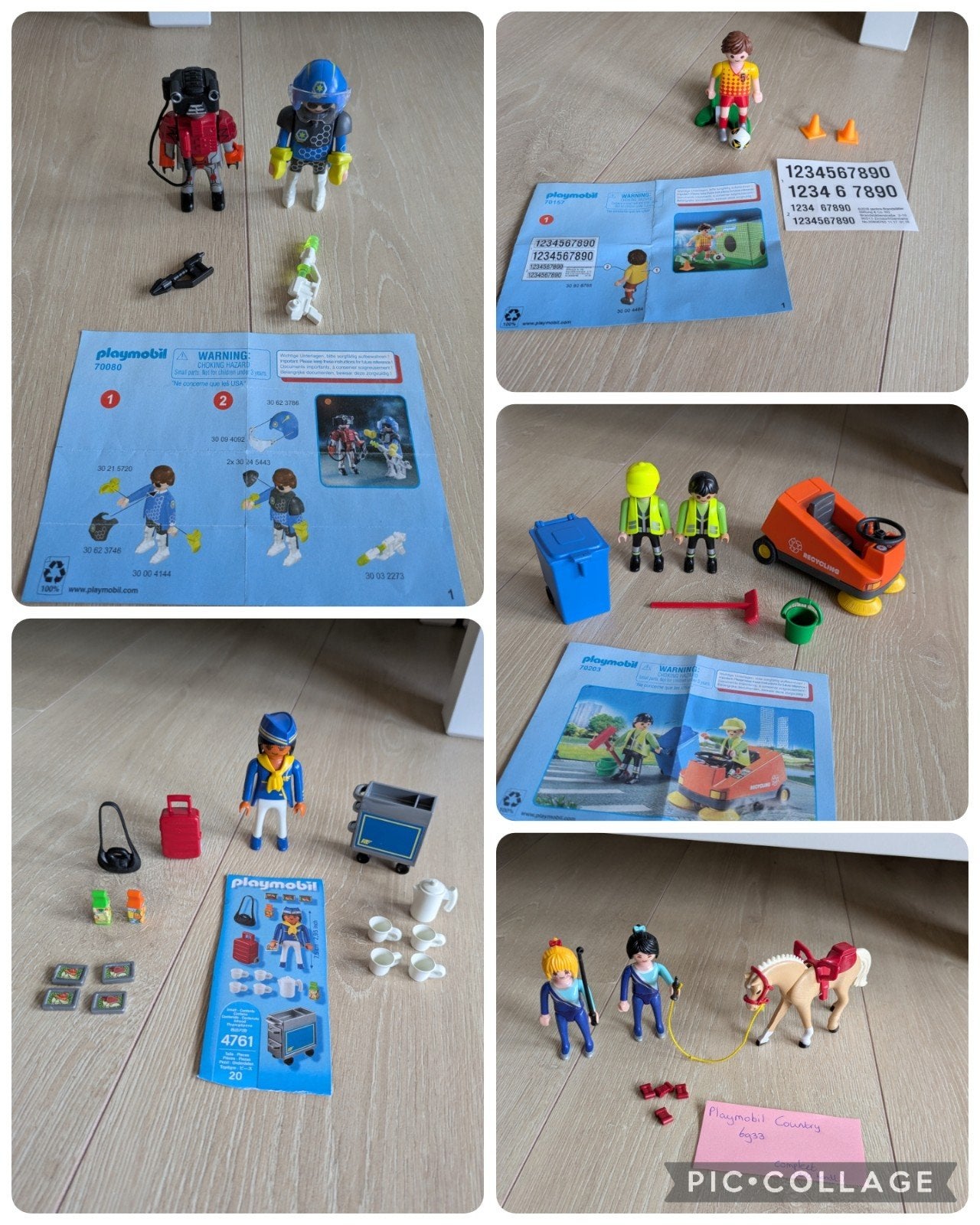 Playmobil 5 kleine sets, Ophalen of Verzenden, Zo goed als nieuw, Complete set, Figuren