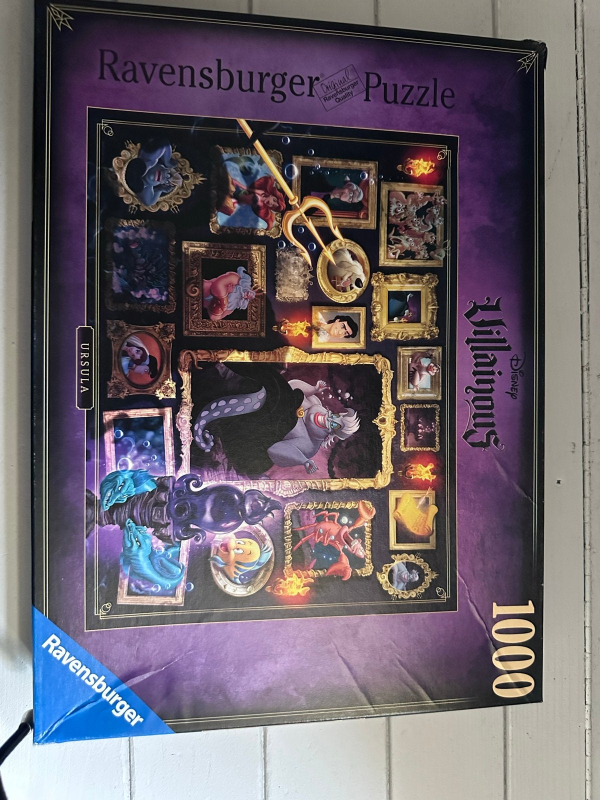 Ravensburger Disney Villains Ursula puzzel 1000 stukjes, Hobby en Vrije tijd, Ophalen of Verzenden, Gebruikt