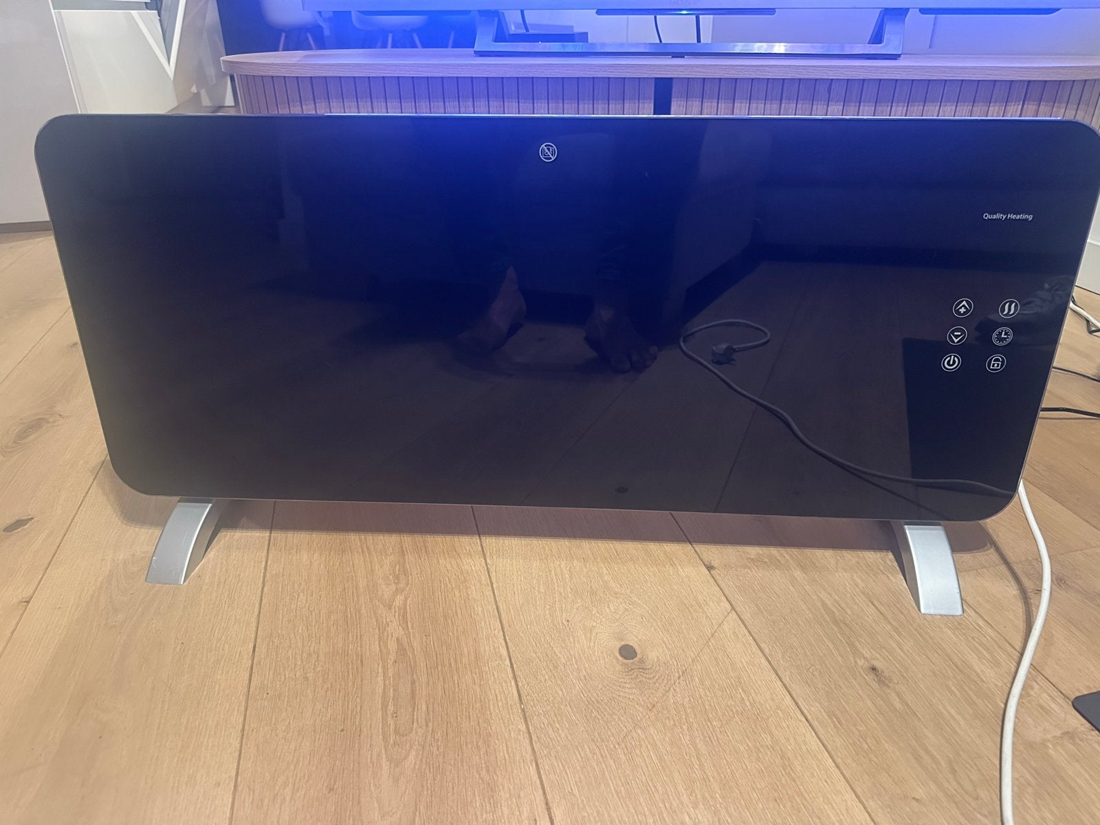 Quality Heating elektrische kachel - Zo goed als nieuw, 30 tot 80 cm, Kachel, Ophalen of Verzenden, Zo goed als nieuw