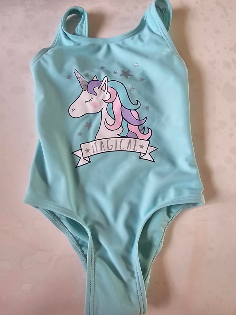 Badpak unicorn meisje maat 92, Meisje, Badpak, Overige maten, Ophalen of Verzenden