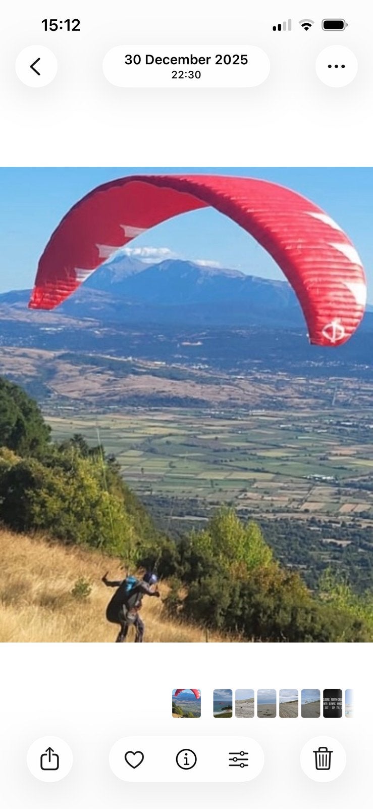 paraglider te koop, Ophalen of Verzenden, Zo goed als nieuw