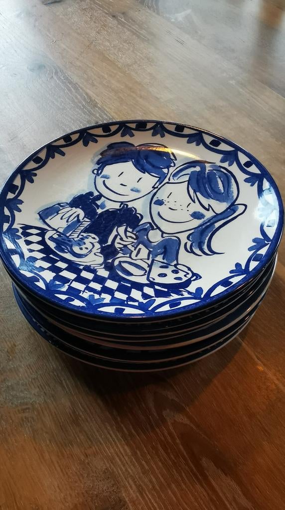 Delfts Blond Amsterdam ontbijtbordjes, Huis en Inrichting, Keuken | Servies, Blond Amsterdam, Ophalen of Verzenden, Zo goed als nieuw