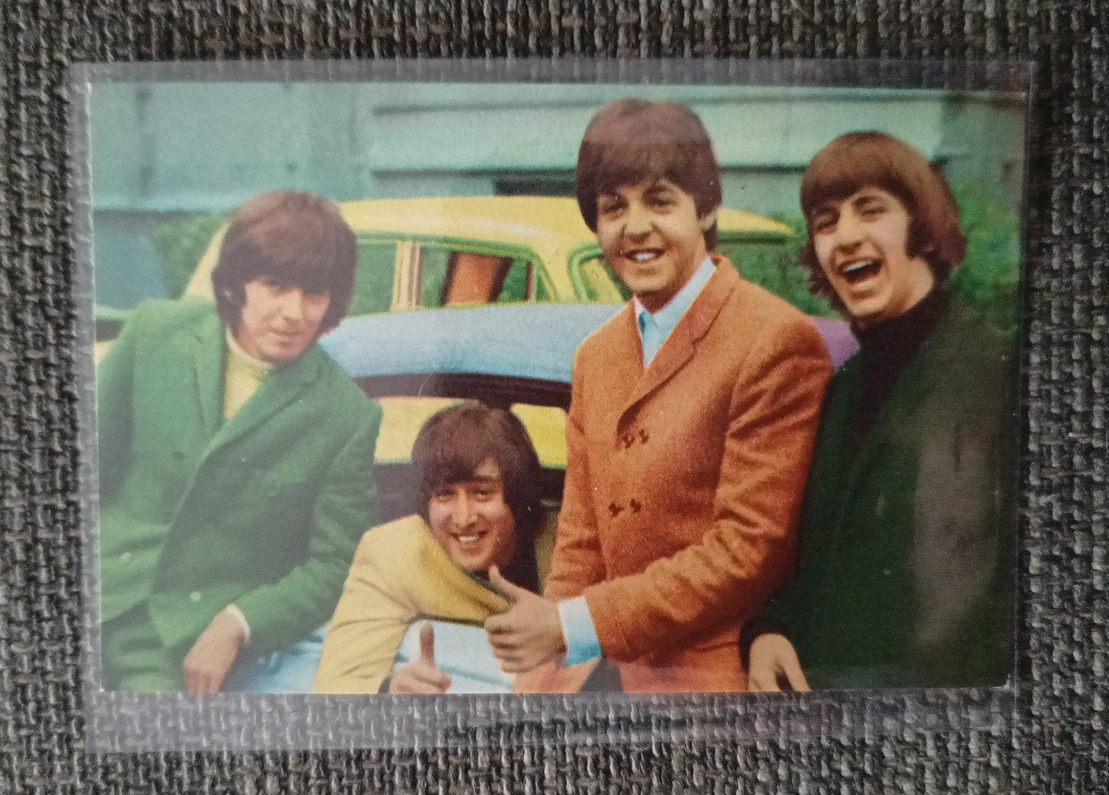 Vintage The Beatles foto/kaart, Ophalen of Verzenden, Gebruikt, Foto of Kaart
