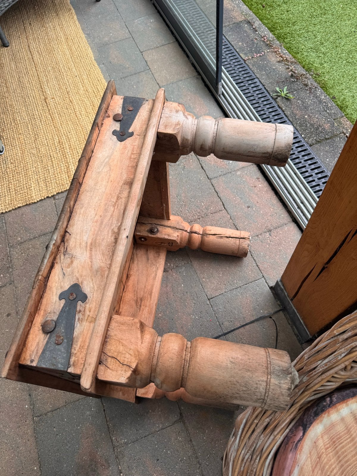 Teak houten bijzettafel - opknapper, Ophalen