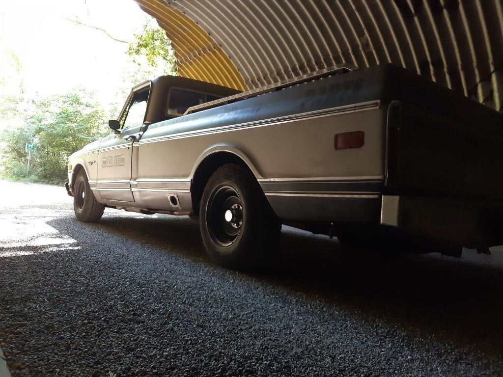 Chevrolet C10 Pick Up Long Bed 5.7 L. 9-Window LPG, Auto's, Automaat, Zwart, Overige carrosserieën, Chevrolet
