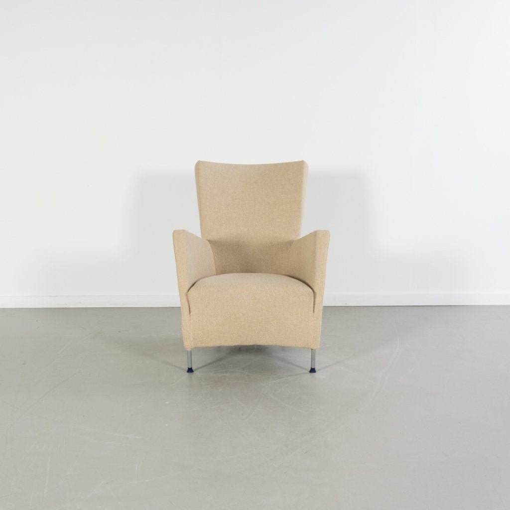 Montis Windy Fauteuil Beige Stof - Staal, Niet ingevuld, Zo goed als nieuw, Niet ingevuld, Niet ingevuld