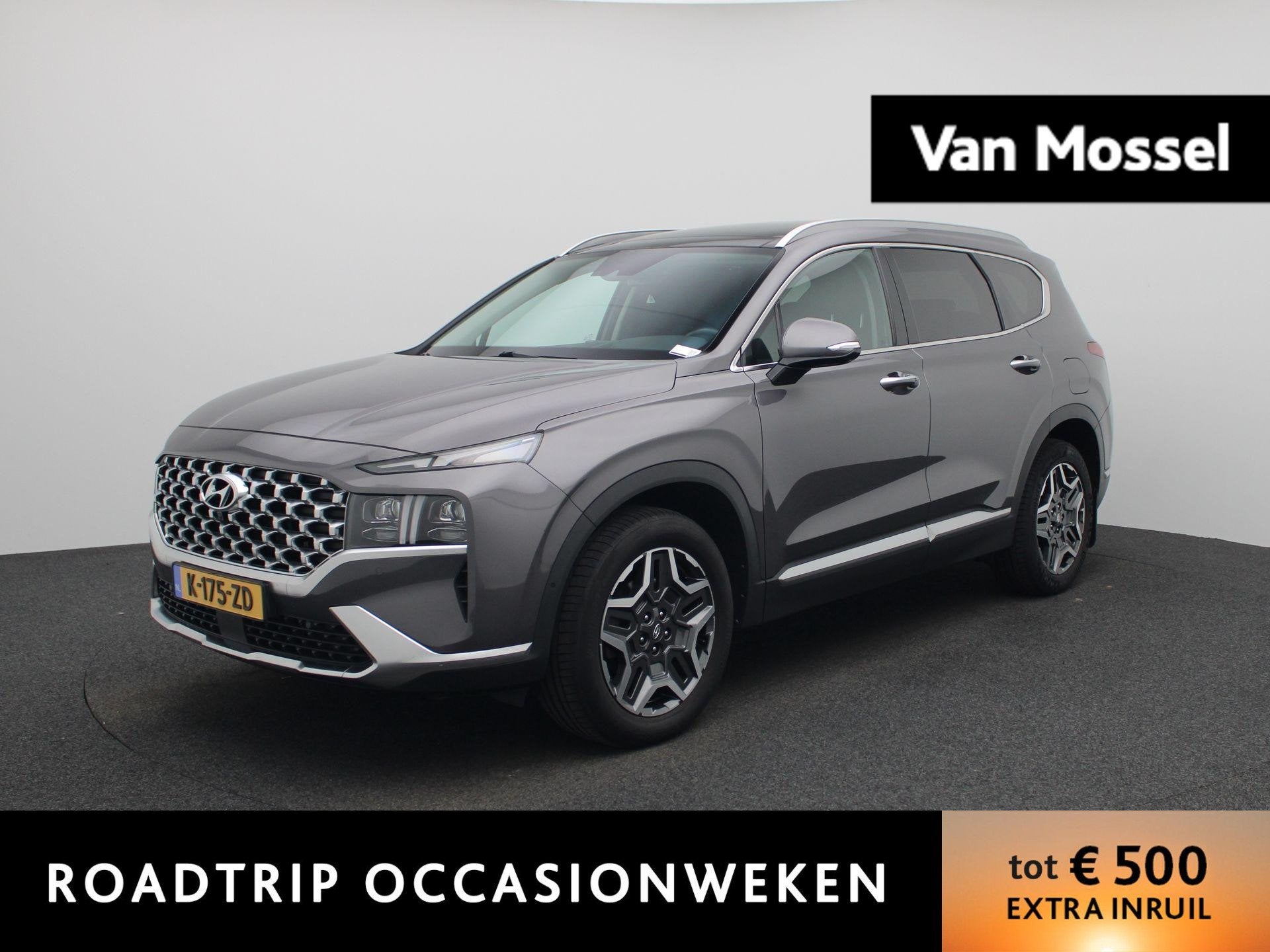 Hyundai Santa Fe 1.6 T-GDI HEV Premium Sky 7p. | Automaat |, 12 maanden, Santa Fe, Gebruikt, Euro 6