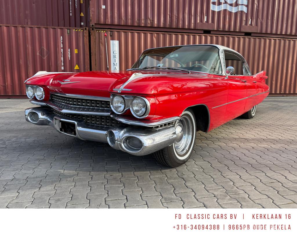 Cadillac Sedan Deville Series 62 6 Window, Auto's, Oldtimers, Achterwielaandrijving, Leder en Stof, Particulier, 6 stoelen