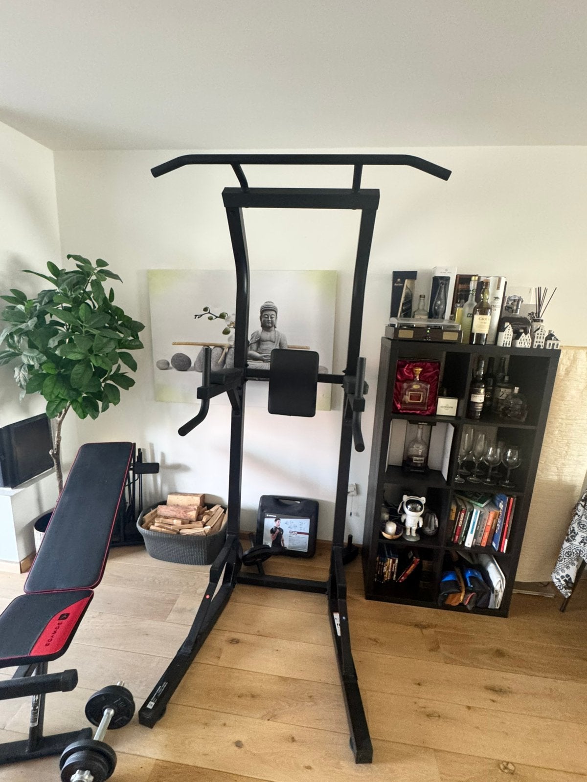 power tower goos as new, Sport en Fitness, Fitnessapparatuur, Ophalen, Krachtstation, Zo goed als nieuw, Buik