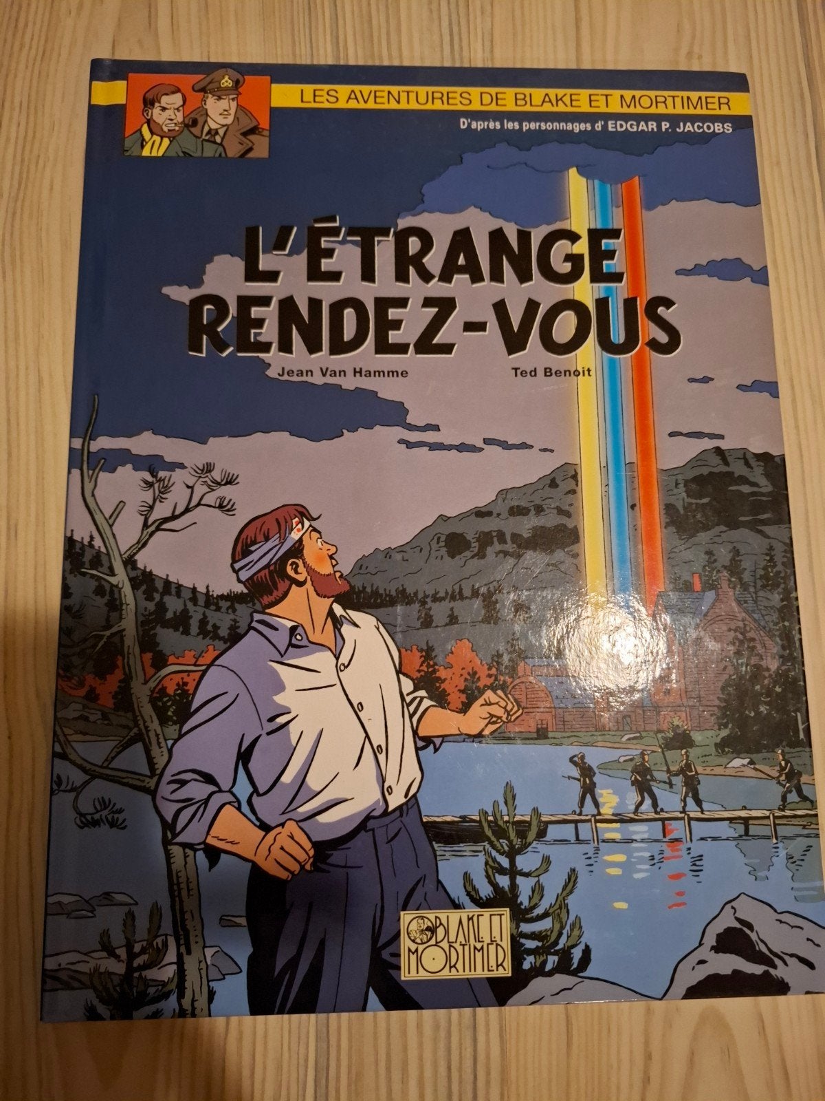Blake en Mortimer - L'Étrange Rendez-Vous (Hardcover), Eén stripboek, Ophalen of Verzenden, Zo goed als nieuw, Jean Van Hamme, Ted Benoît