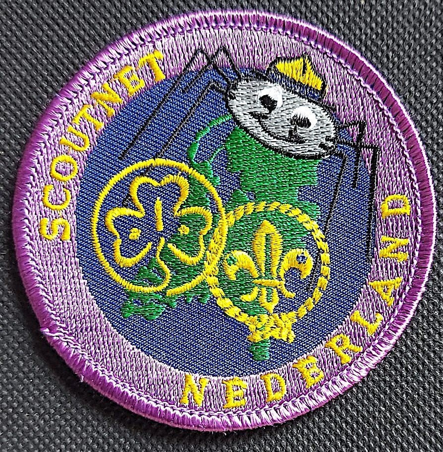 scouting badge SCOUTNET NEDERLAND, Ophalen of Verzenden, Nieuw, Embleem, Speld of Insigne