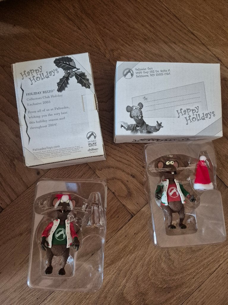 Palisades Muppets 2 Holiday Rizzos in Red & Green Shirts, Verzamelen, Ophalen of Verzenden, Nieuw