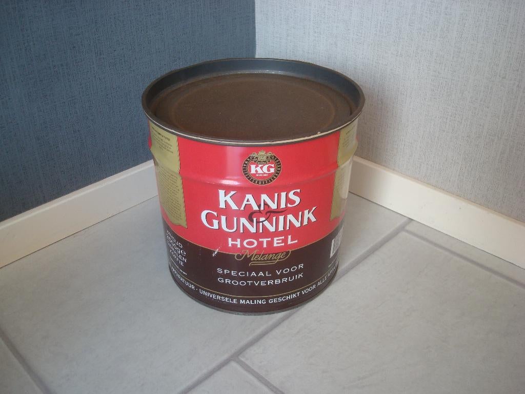 Blik Kanis en Gunnink grootverbruik Koffie, Ophalen of Verzenden, Gebruikt, Koffie