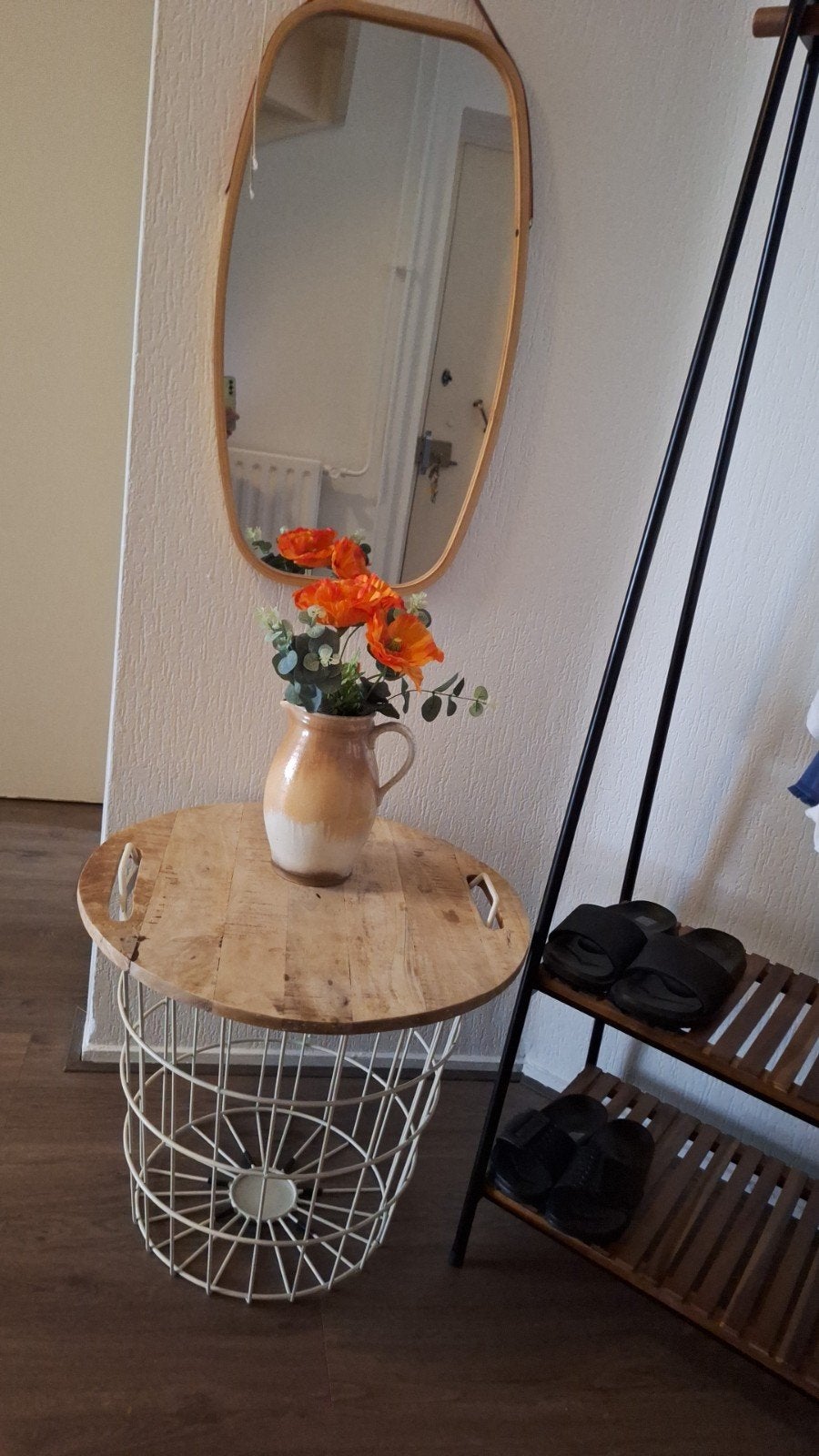 tafel met spiegel, Ophalen of Verzenden, 50 tot 100 cm, Minder dan 100 cm