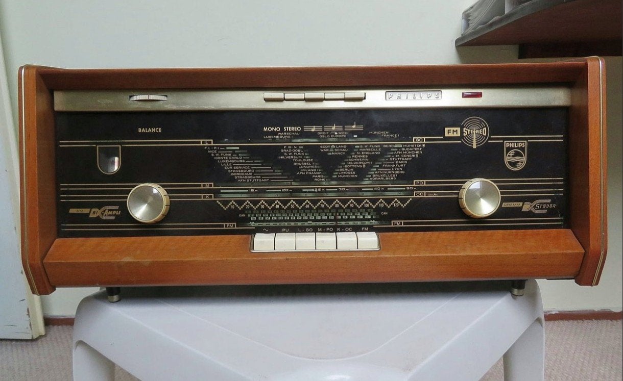 Buizenradio Philips A3 261 96 dd 1962, Audio, Tv en Foto, Ophalen, Versterker