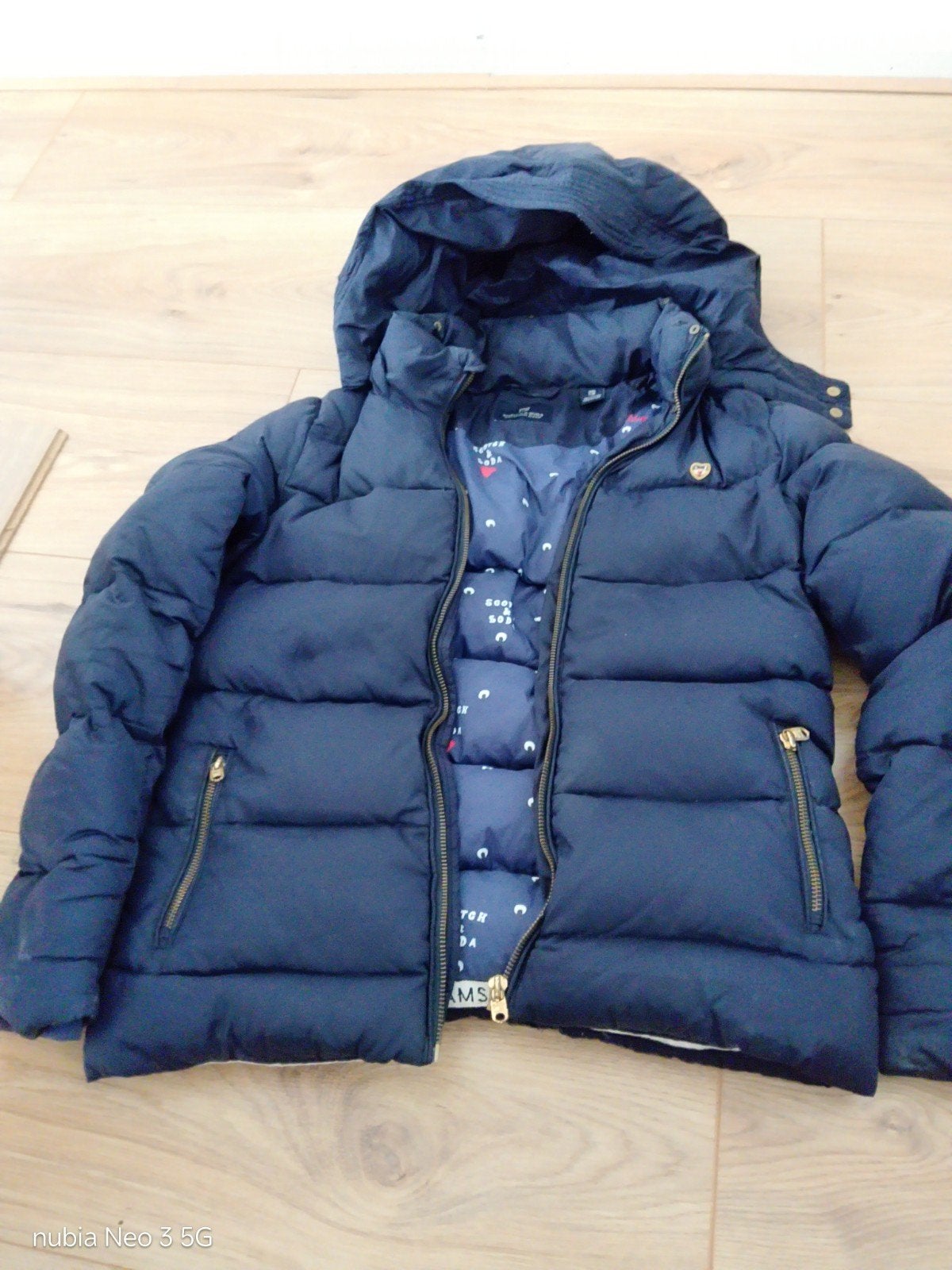 Scotch & Soda Kinder Winterjas - Donkerblauw, Kinderen en Baby's, Ophalen of Verzenden, Gebruikt, Scotch & Soda, Jongen of Meisje