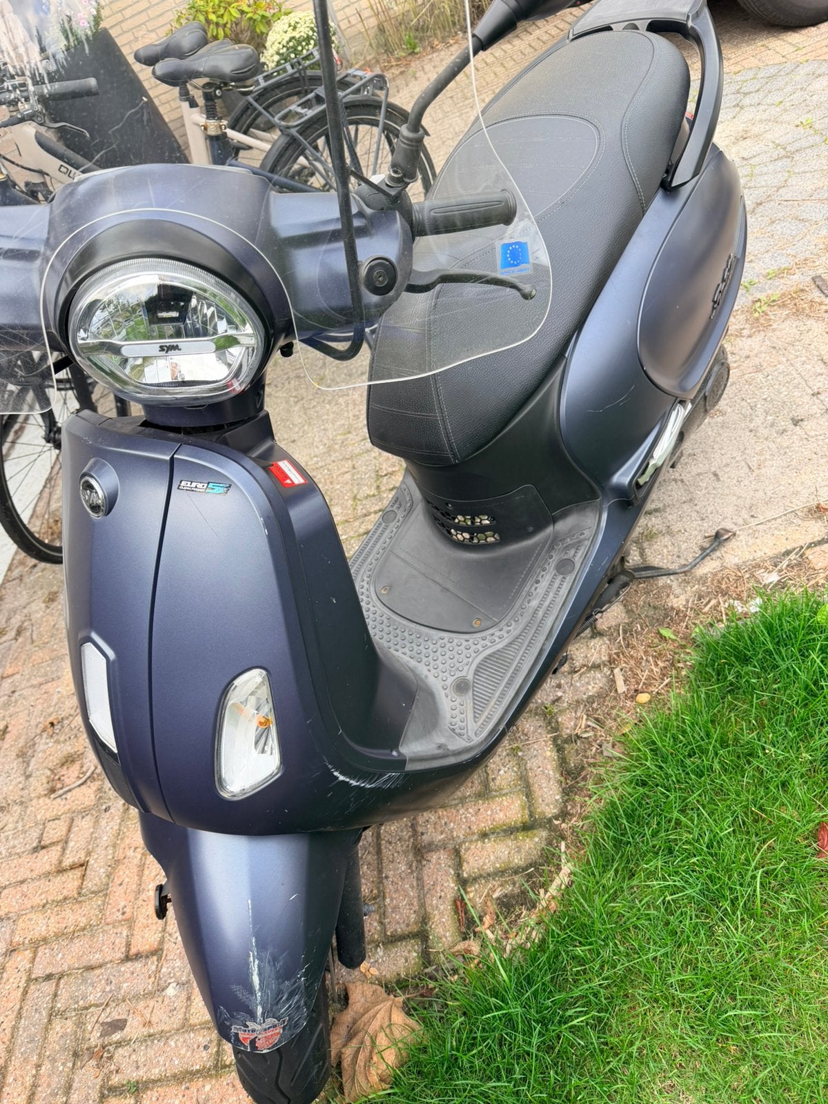 Sym fiddle 4, Ophalen, Gebruikt, Maximaal 45 km/u, Benzine