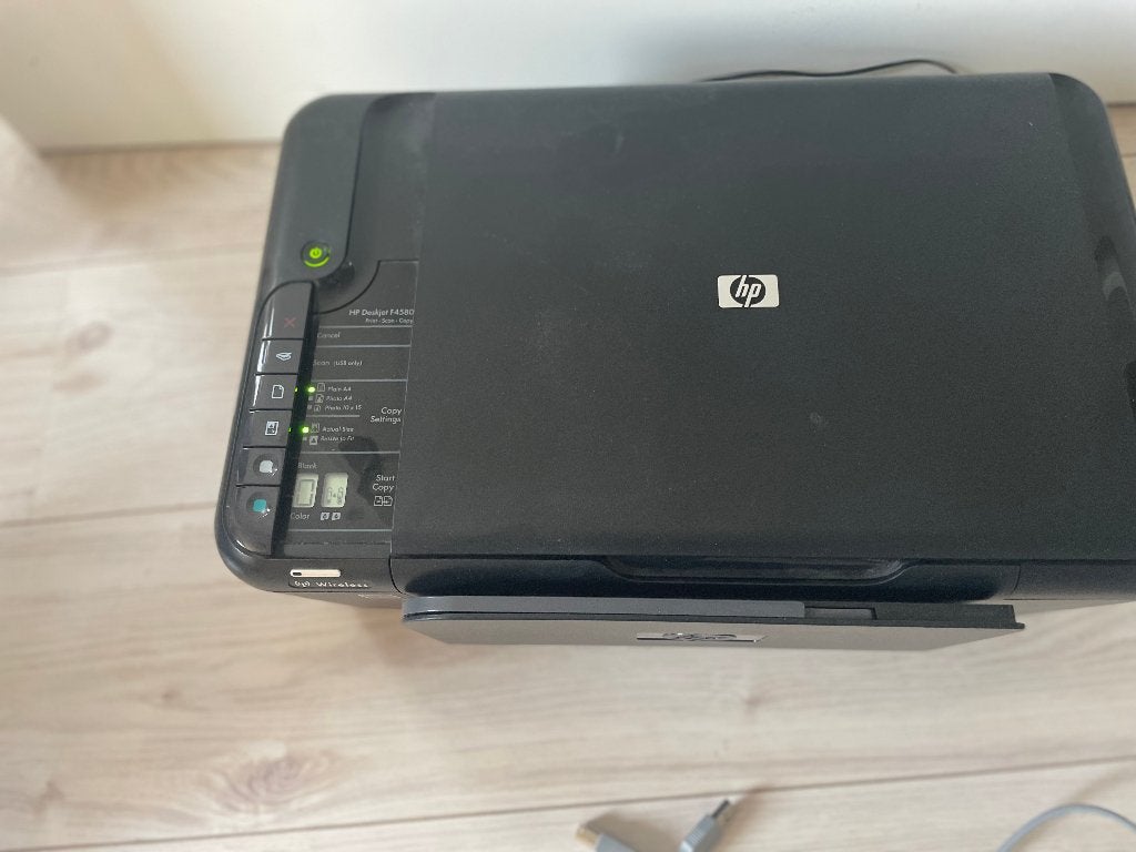 HP Deskjet F4580 All-in-One Printer - Draadloos, Kleur printen, Gebruikt, Inkjetprinter, All-in-one