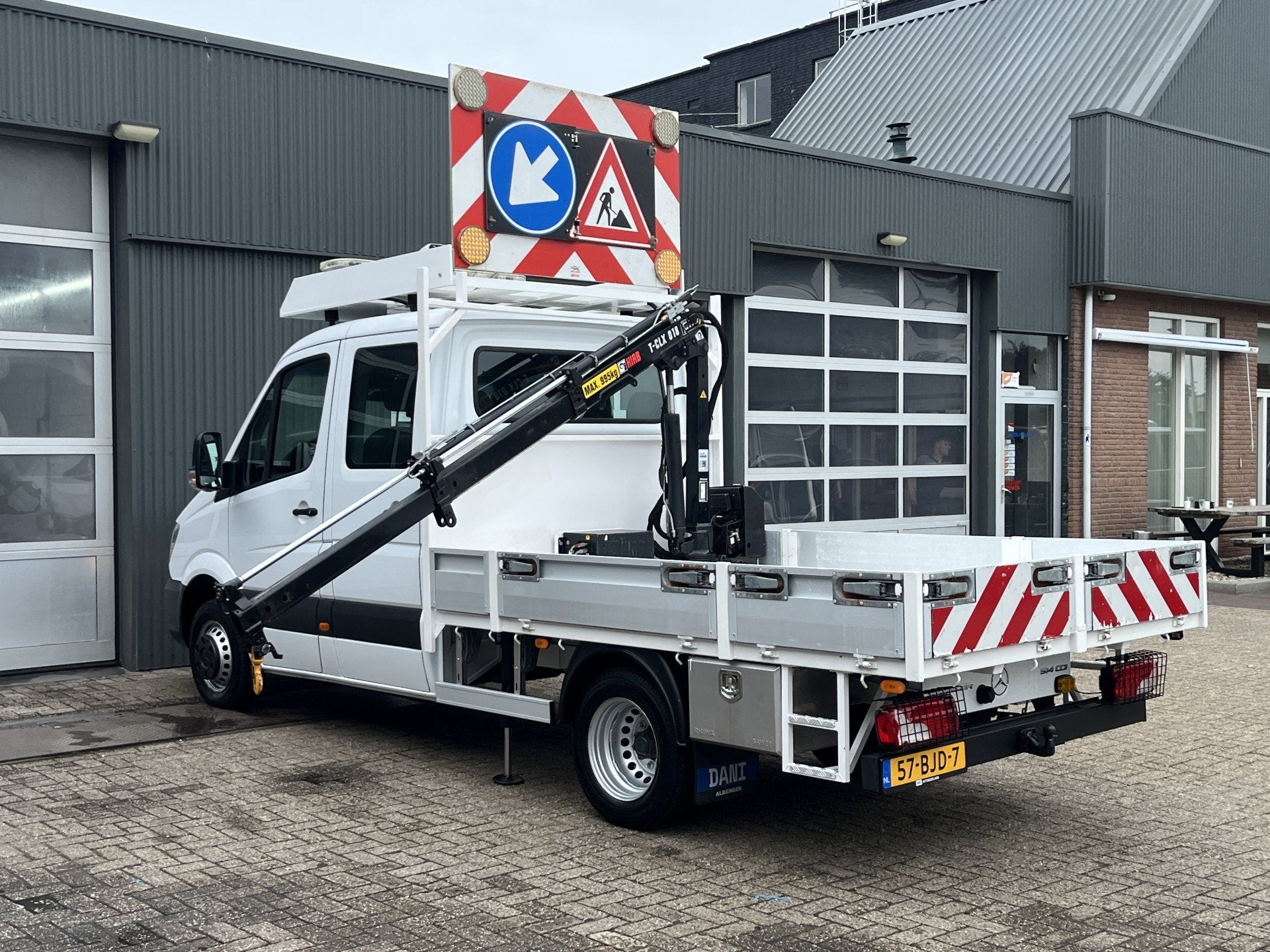 Mercedes-Benz Sprinter 513 CDI 366 Hiab Laadkraan 018T Trekh, Automaat, Gebruikt, Wit, Bedrijf