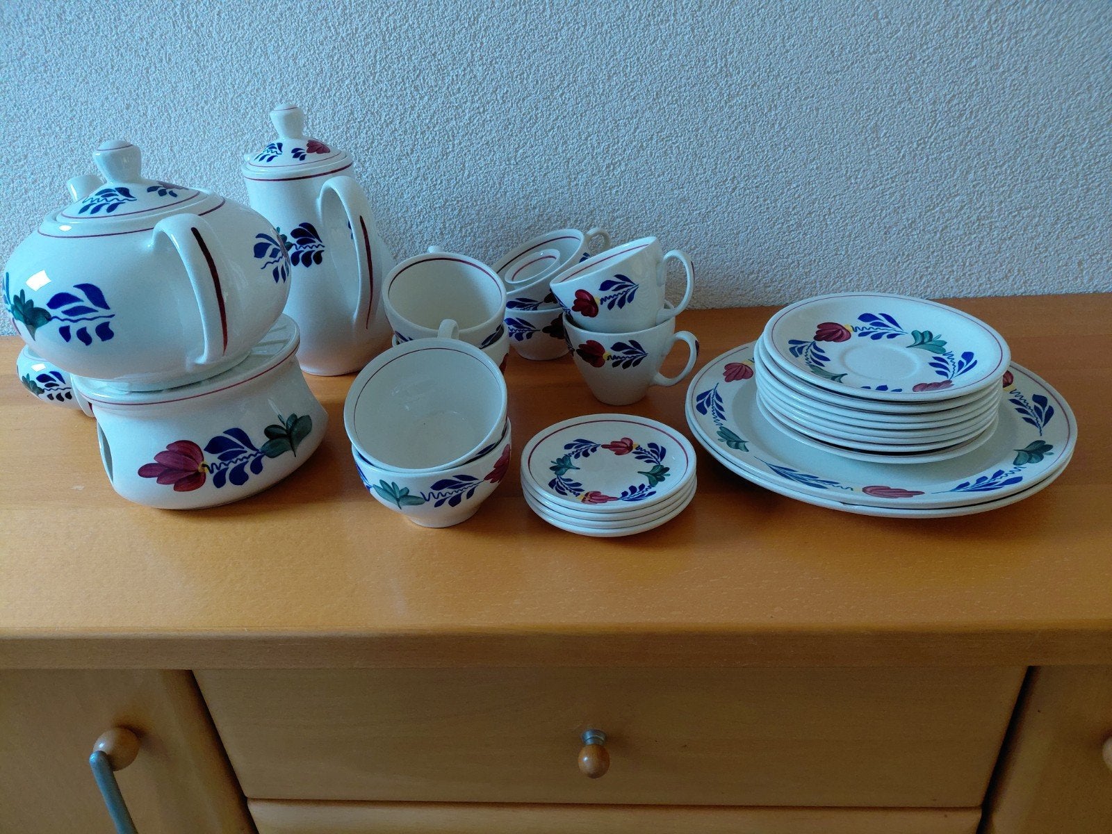 boerenbond servies, Ophalen