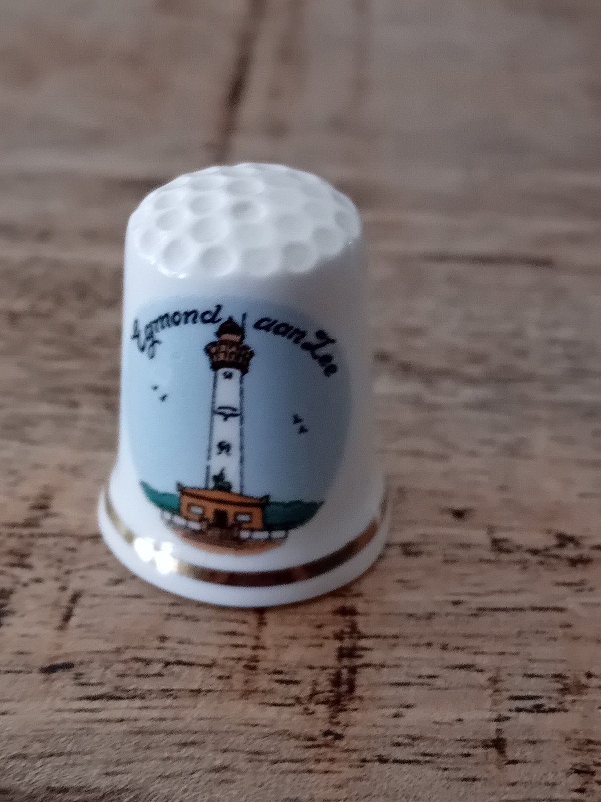 Vingerhoedjes verzamelen Egmond aan zee vingerhoedje, Verzamelen, Ophalen of Verzenden, Zo goed als nieuw