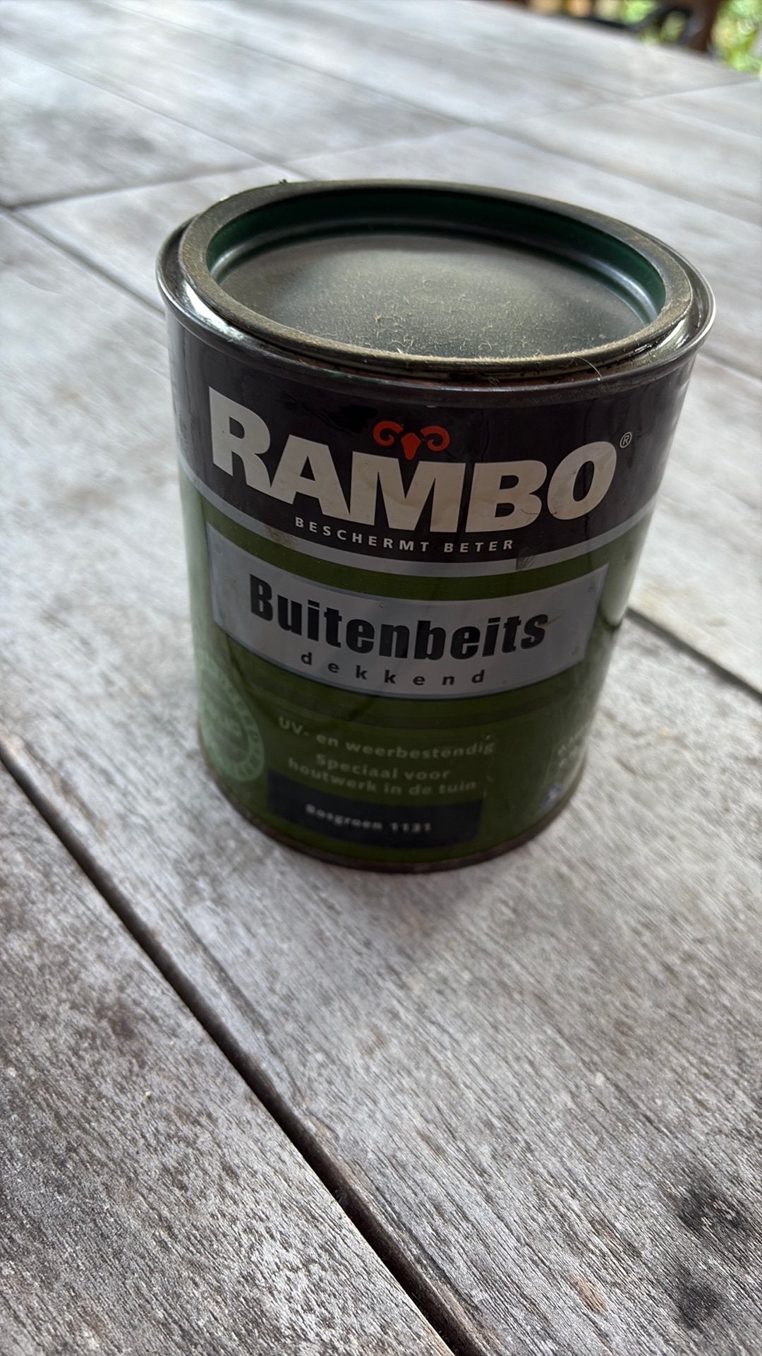 Rambo buitenbeits bosgroen, Ophalen, Zo goed als nieuw, Wit