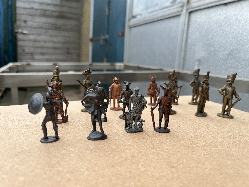 Vintage Ferrero metal figures miniaturen, Ophalen of Verzenden, Gebruikt