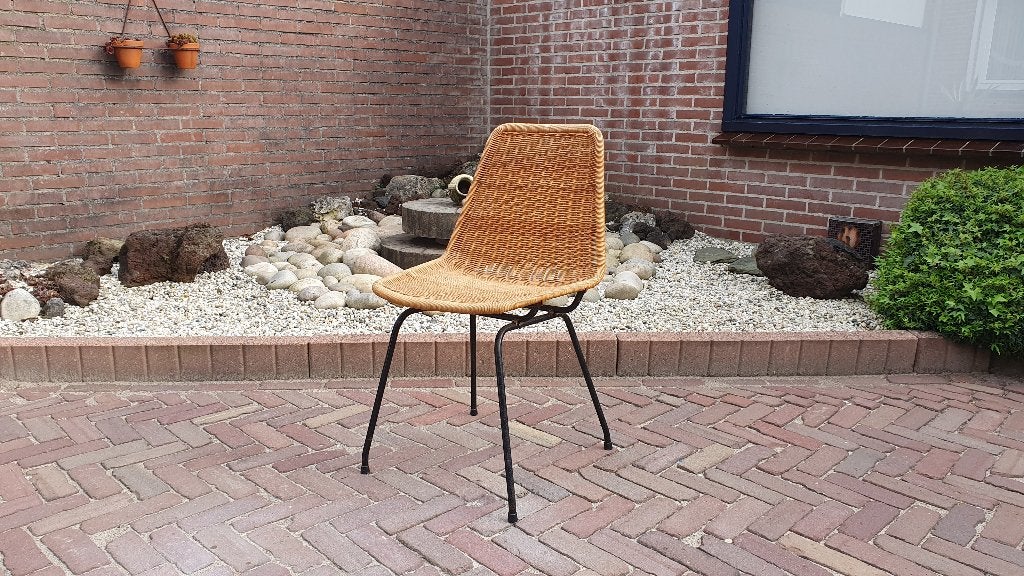 Vintage rotanhuis italia 100 model, Ophalen, Gebruikt, Bruin, Vintage