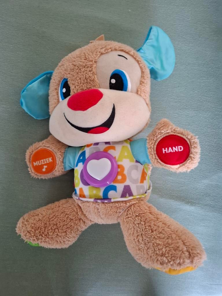 Te koop, leer knuffel van Fisher Price., Ophalen, Zo goed als nieuw