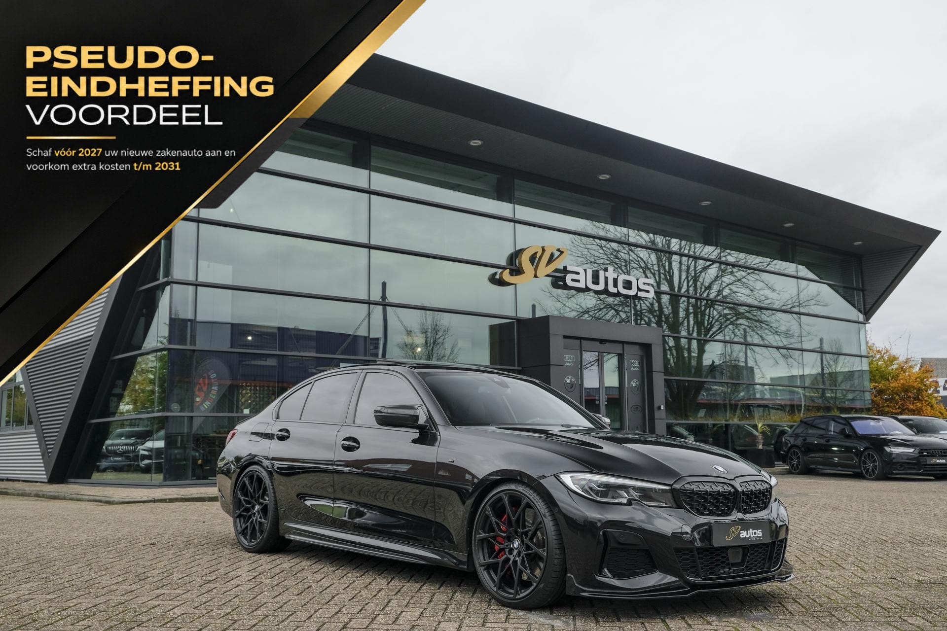 BMW 3-serie M340i 505pk xDrive Stage2 Schuifdak NLauto Harma, Auto's, Automaat, Euro 6, 1645 kg, Bedrijf