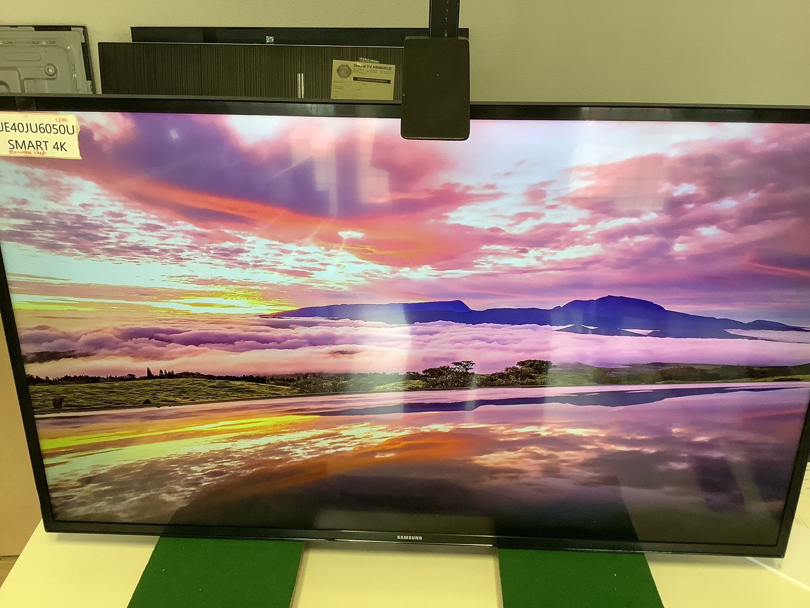 Samsung ue40ju6050u smart 4k met muurbeugel, Audio, Tv en Foto, Ophalen, Samsung, 50 Hz, Refurbished