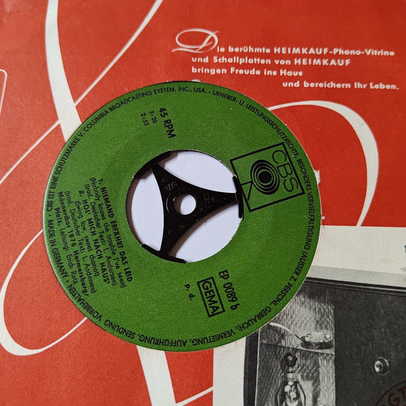 Duitse Schlager EP - 45 RPM, Gebruikt, 7 inch, EP, Originele persing