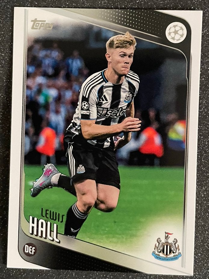 Topps UCC Flagship ‘26    LEWIS HALL    NEWCASTLE UNITED, Verzenden, Zo goed als nieuw, Plaatje