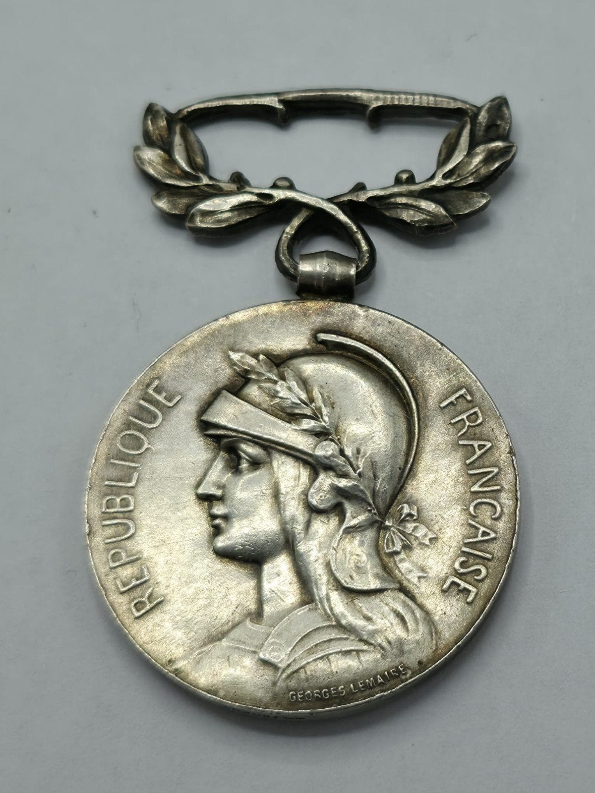 Antieke Zilveren Onderscheiding Frankrijk, Verzamelen, Militaria | Algemeen, Overige gebieden, Verzenden, ., .