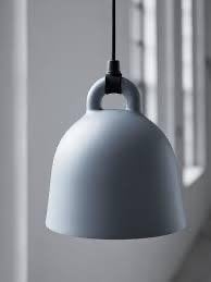 2x Normann Copenhagen Bell hanglamp - Grijs (Medium), Ophalen, Gebruikt, Metaal