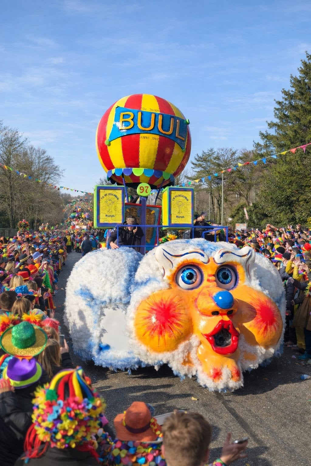Zelfrijdende carnavalswagen  praalwagen prinsenwagen, Ophalen, Carnaval