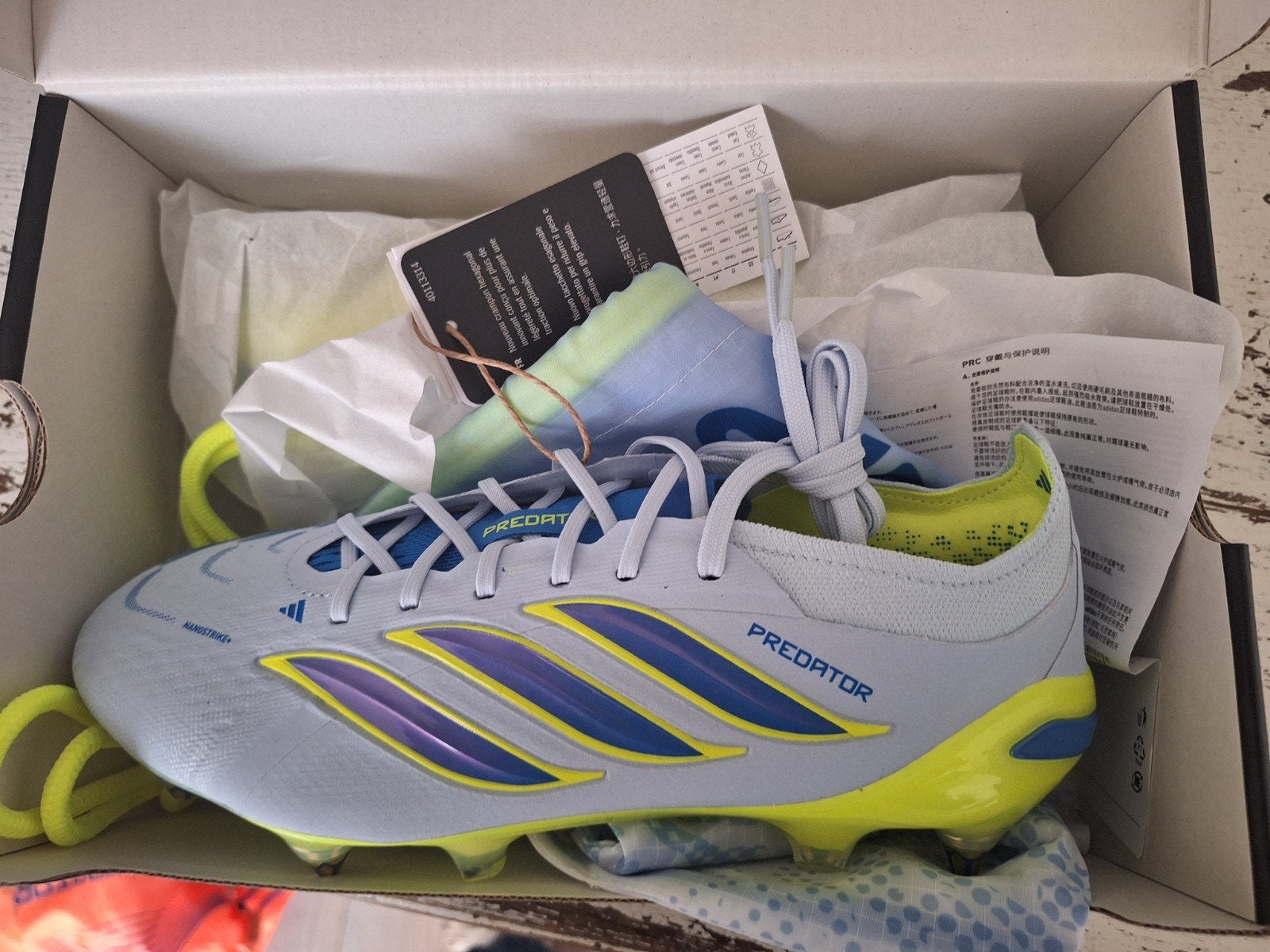 Adidas Predator Elite SG, maat 39 1/3 NIEUW!, Maat XS of kleiner, Ophalen of Verzenden, Nieuw, Schoenen