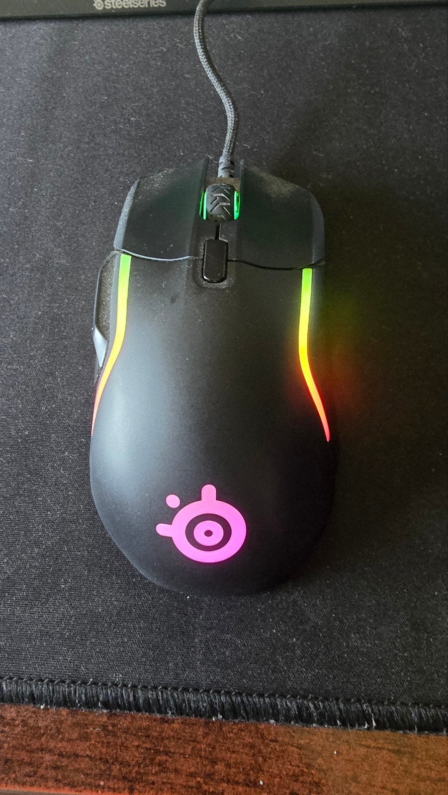 SteelSeries Rival 5 Gaming Muis - Bedraad, RGB Verlichting, Rechtshandig, Muis, Gebruikt, Gaming muis