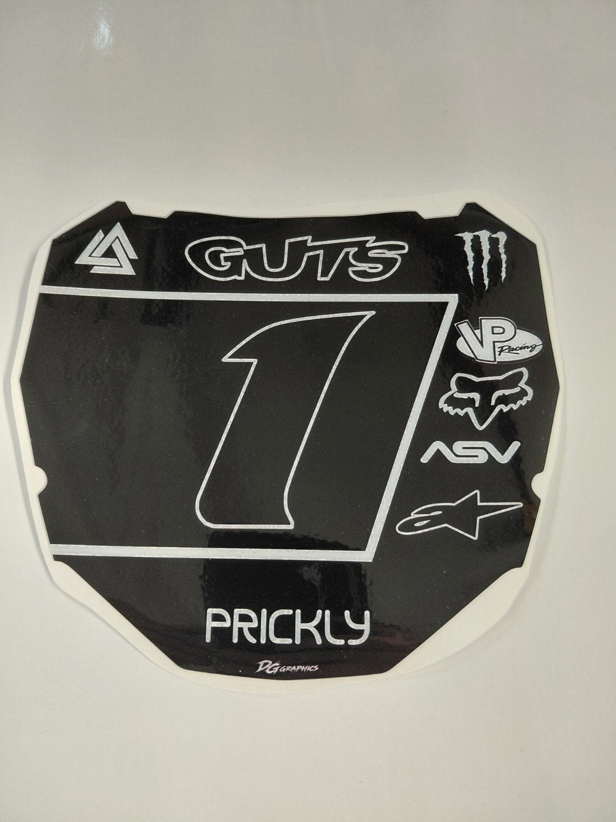 Fatbike odi plate sticker, Motoren, Ophalen of Verzenden