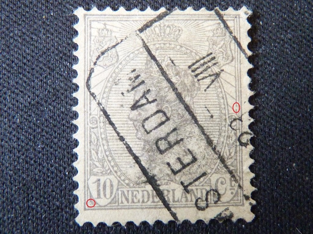 plaatfout 81 , gestempeld., Ophalen of Verzenden, T/m 1940, Gestempeld
