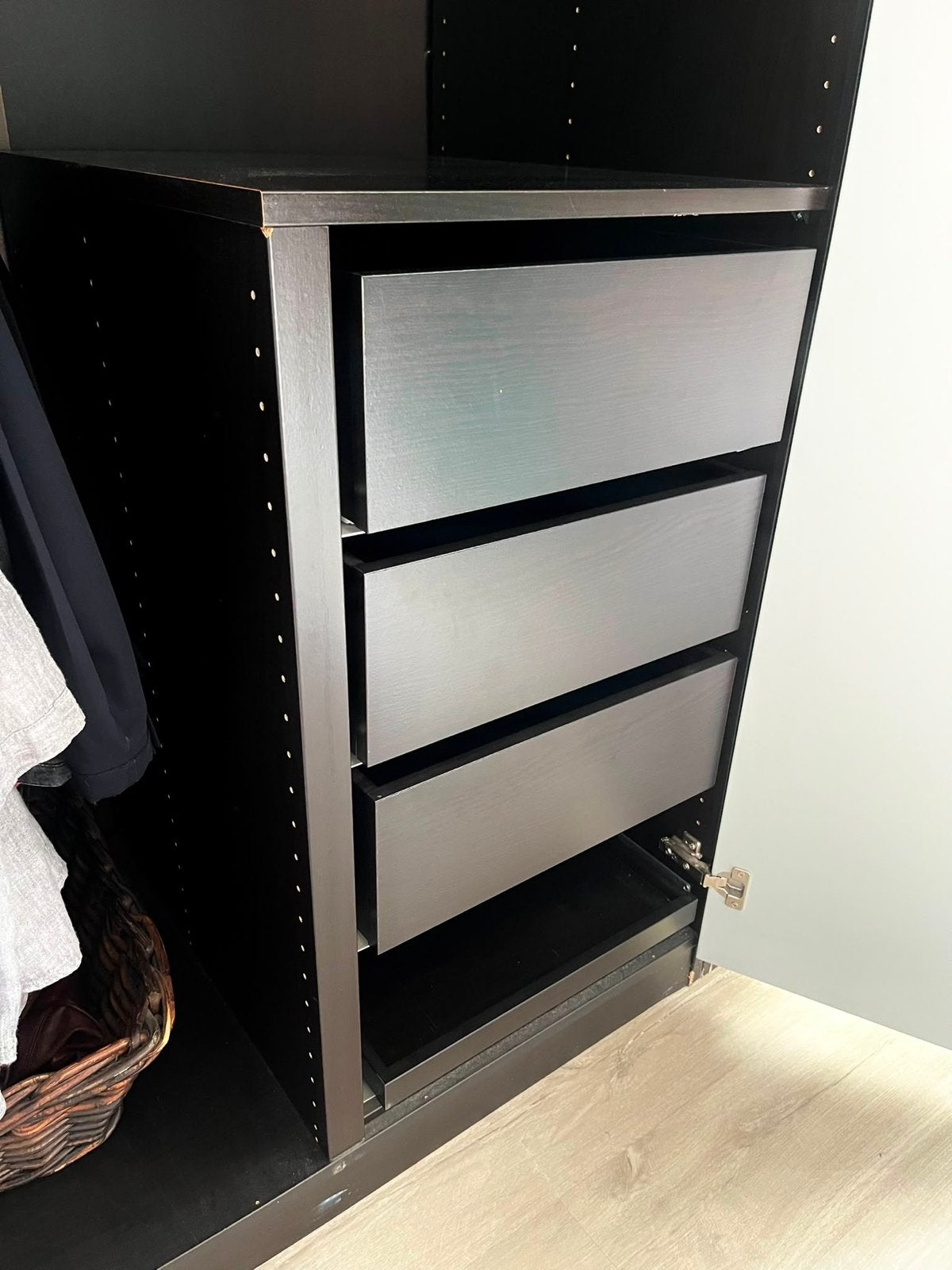 IKEA Komplement Kastverdeler met 3 lades en 1 plank, Ophalen, Overige materialen, Minder dan 50 cm, Gebruikt