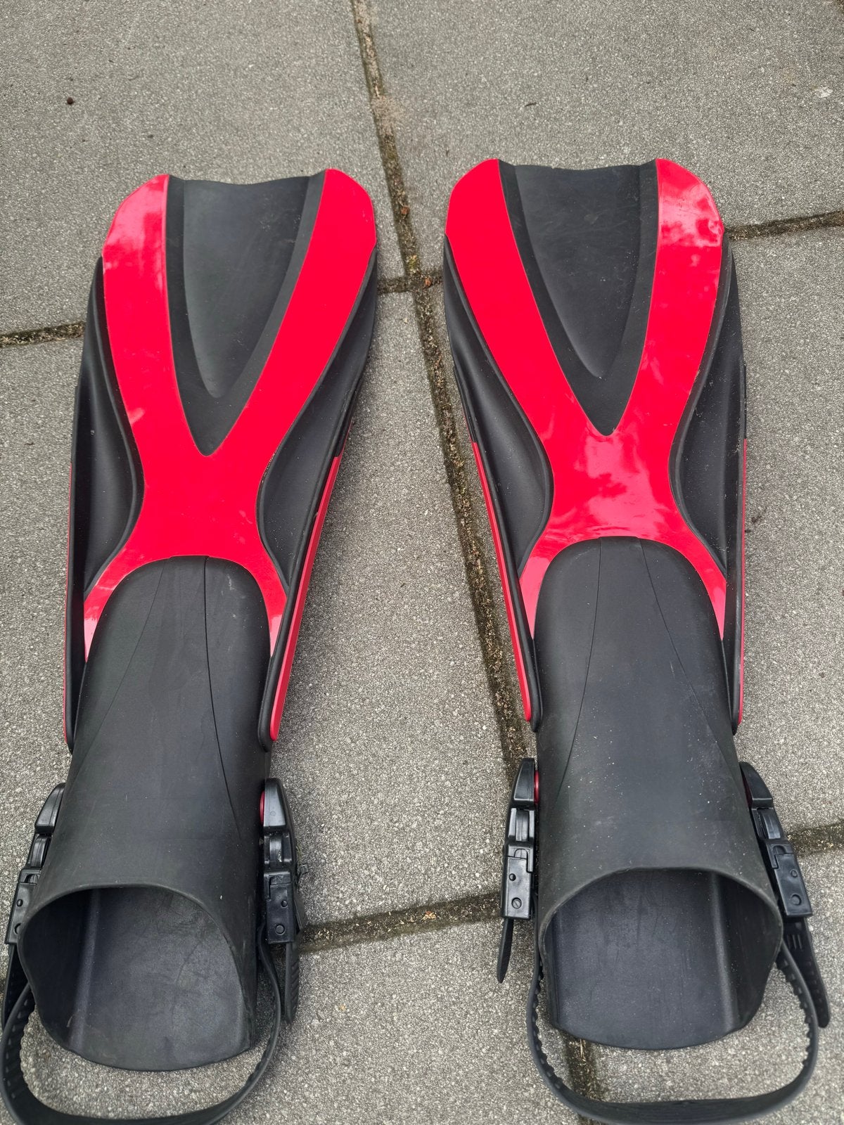 Zwemvliezen L/XL bellyboot, Watersport en Boten, Ophalen of Verzenden, Gebruikt, Zwem- of Duikvliezen