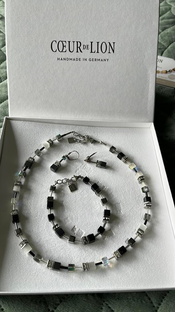 Coeur de Lion setje zwart zilver, Verstelbaar, Zwart, Ophalen of Verzenden, Zo goed als nieuw