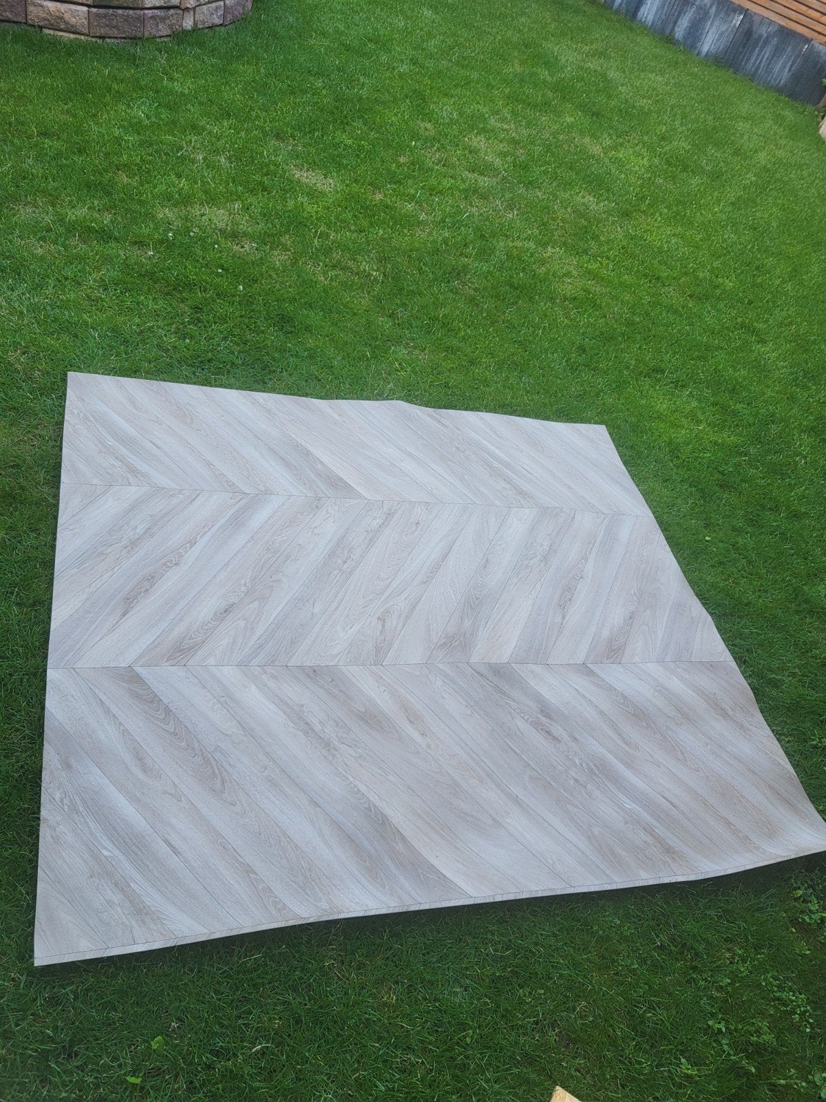 1.40m x 1.57m vinyl vloerzeil restpartij - nieuw, Doe-het-zelf en Verbouw, Vloerdelen en Plavuizen, 50 tot 150 cm, Nieuw, Ophalen of Verzenden