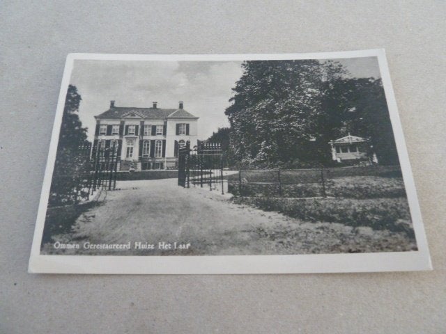 Ommen 1950 Gerestaureerd Huize De Laer, Ophalen of Verzenden, 1940 tot 1960, Gelopen, Overijssel