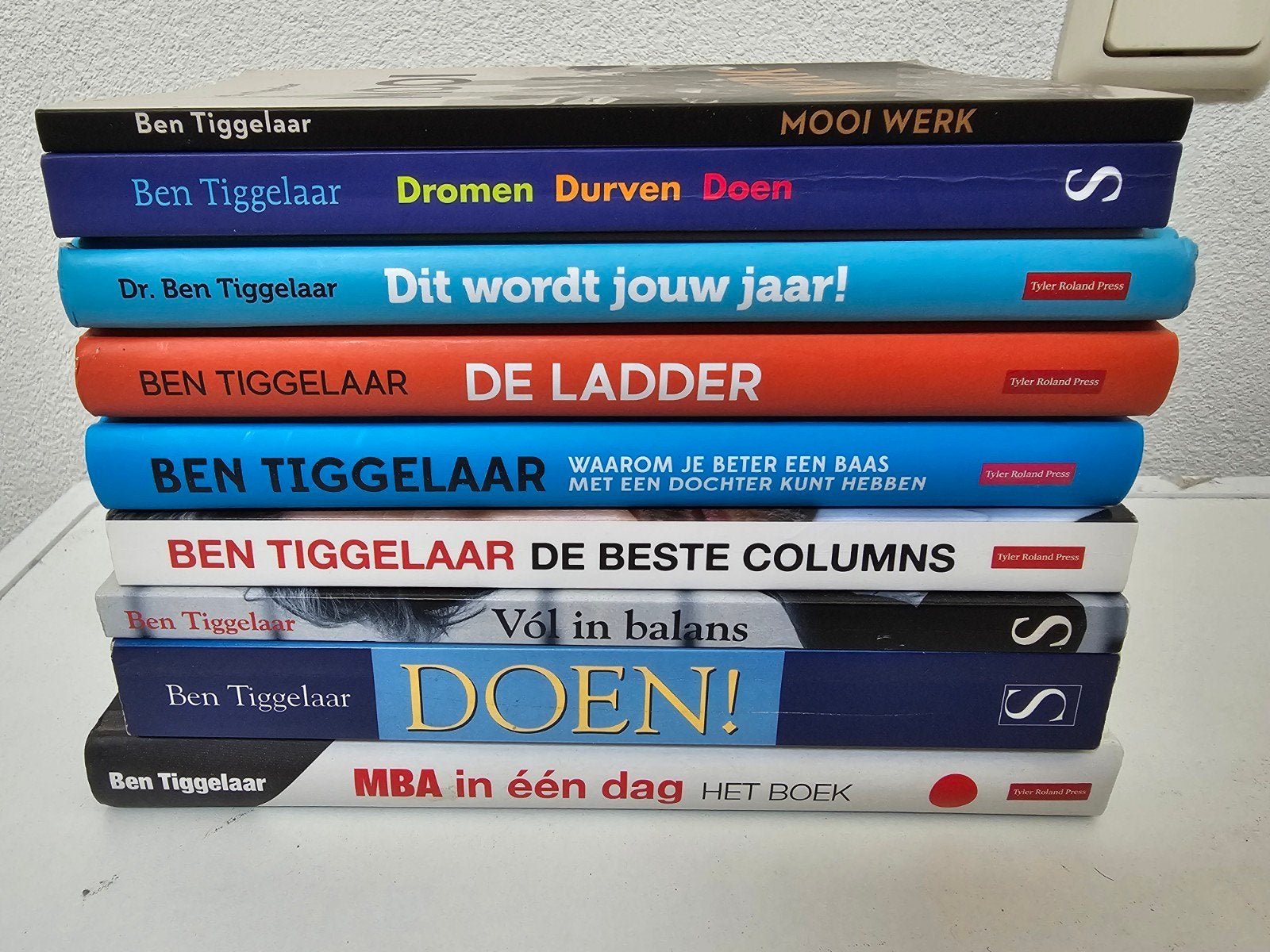 9x Ben Tiggelaar m, Boeken, Overige Boeken, Ophalen of Verzenden