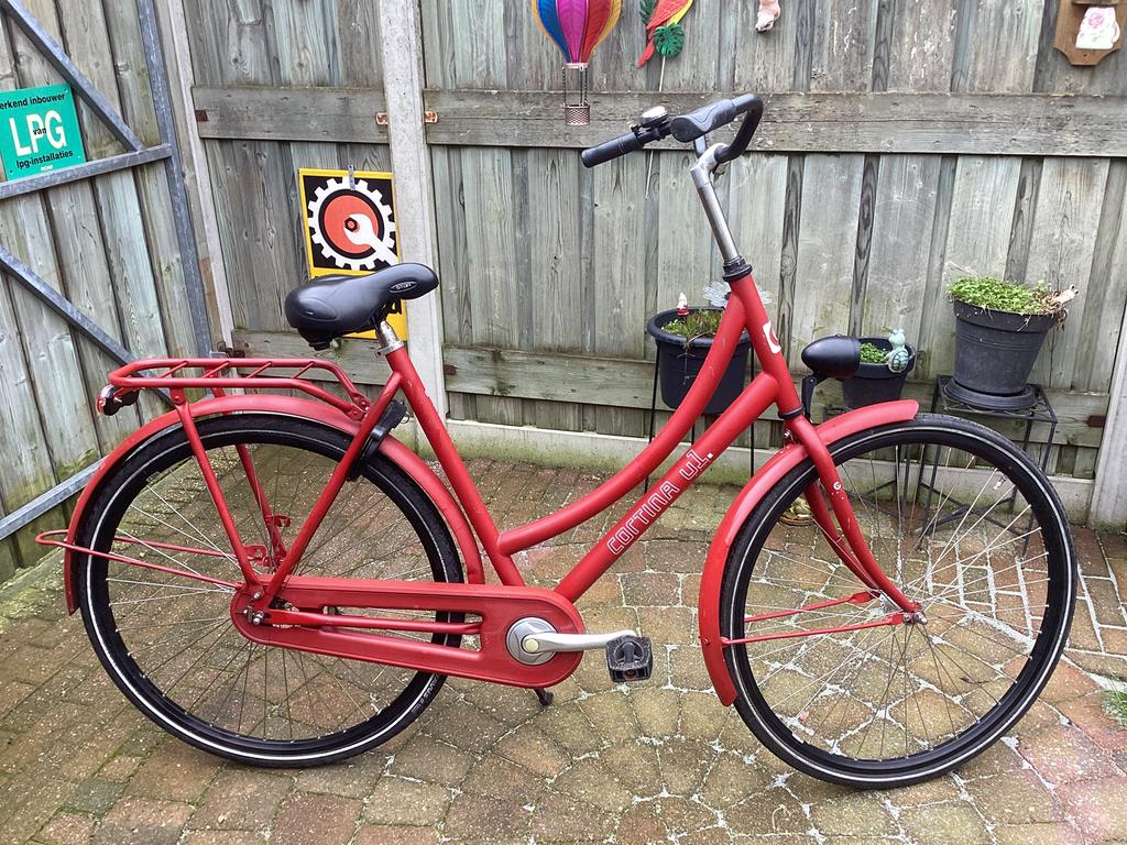 Cortina oma fiets 28, frame 54 70euro bieden mag, Fietsen en Brommers, Ophalen of Verzenden, Zo goed als nieuw