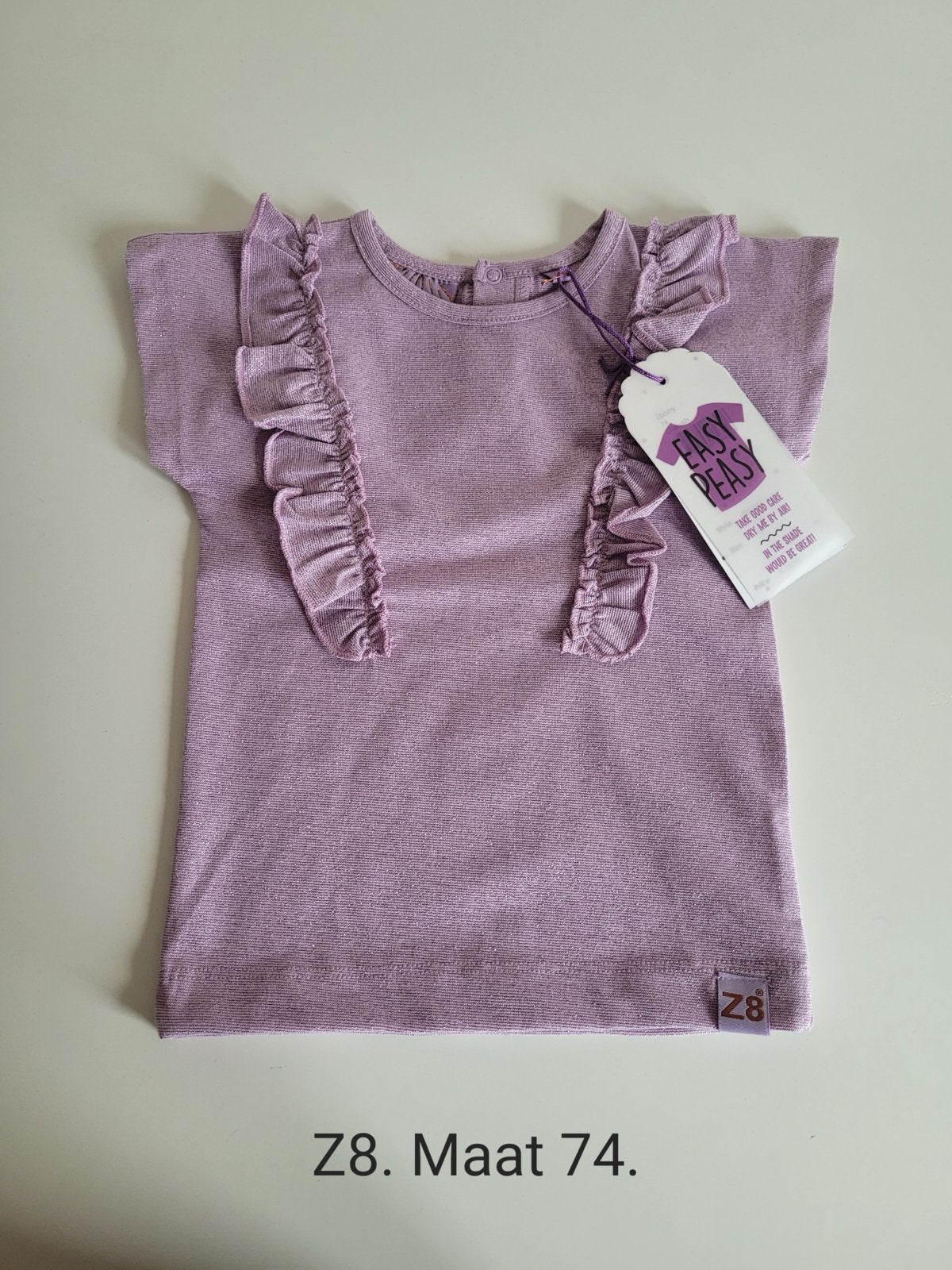 Z8 Shirtje Maat 74 - Nieuw met Easy Peasy label, Ophalen of Verzenden, Nieuw, Meisje, Shirtje of Longsleeve