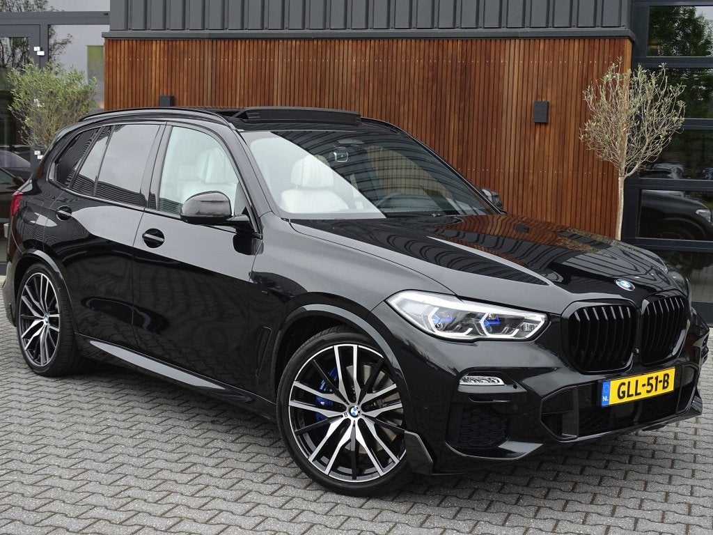 BMW X5 xDrive45e 394PK High Exec. M-Individual / carbon / La, Gebruikt, 394 pk, Zwart, Leder